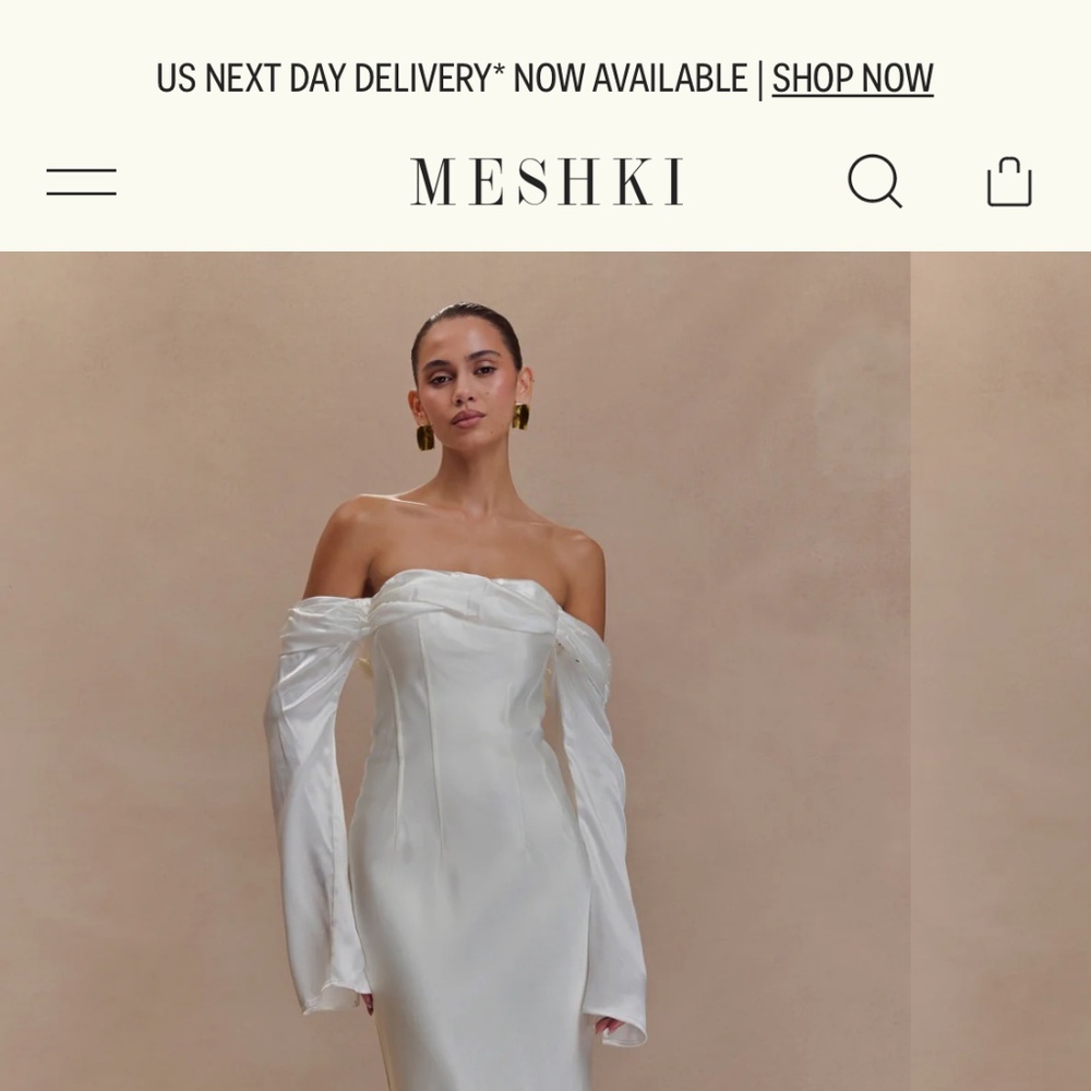 Meshki Giselle Cowl Neck Maxi Gown XS